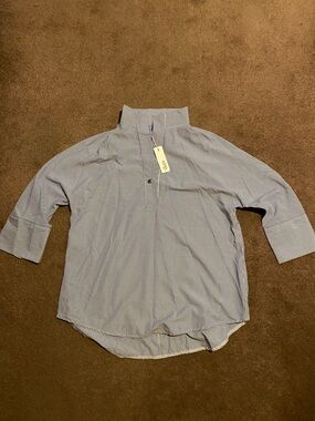 glam Blue & White Striped Women’s Button-Down Shirt

Brand new! With tags